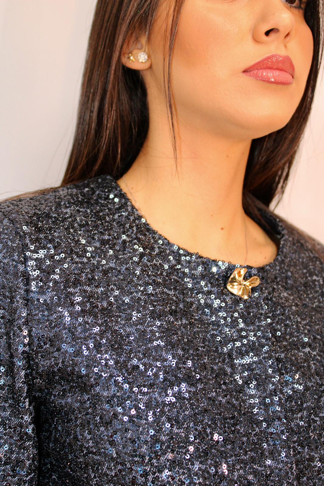 GIACCA CORTA SCINTILLANTE