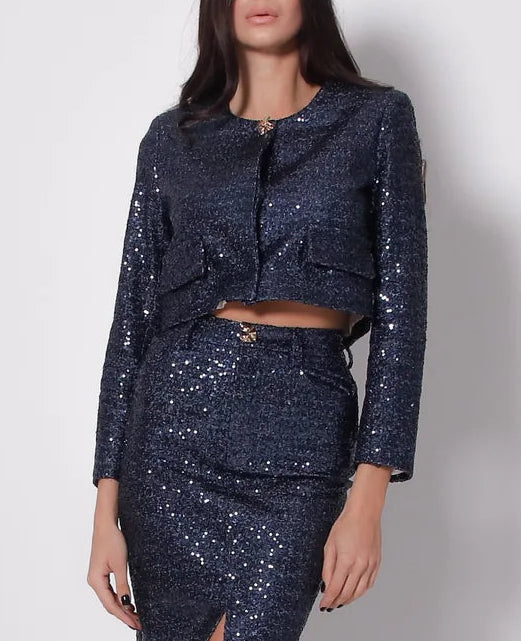 GIACCA CORTA SCINTILLANTE