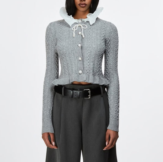 MAGLIONE CON COLLETTO